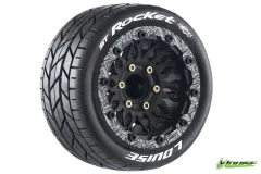 Louise Reifen ST-Rocket MFT soft auf 2,8 BL-Felge in schwarz 12-14-17mm 2Stück für Traxxas Rustler 1/10