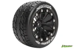 Louise Reifen ST-Rocket soft auf 2,8 Felge in schwarz 12mm 2Stück für Traxxas Rustler 1/10