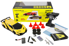Amewi RC Auto Lamborghini Veneno Drift Car in gelb 1:18 RTR