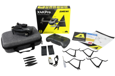 Amewi AMXFlight X4KPro Brushless-Drohne mit 4K Kamera inklusive 2 Akkus 