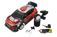 Amewi Hyper Go RC-Car Citroen C3 WRC Rallye 4WD Brushless 1:7 2,4GHz RTR Set