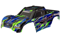 Traxxas Tuning Karosserie in grün blau für X-Maxx 1/7