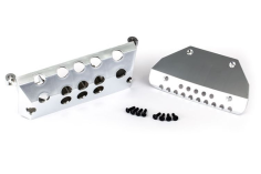 Traxxas Tuning Schutzplatten in satin-chrom für TRX-6 G63 Mercedes-Benz 1/10