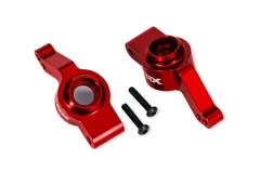 Traxxas Tuning Radträger in Rot für TRX9080 Extreme HD für Bigfoot, Ford, Rustler, Slash, Stampede 4x4 1/10