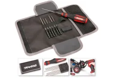 Traxxas Werkzeug-Set mit Tasche Speed-Bit Master-Set Speed-Bit Griff und 7x Innensechskant 1/4 Zoll