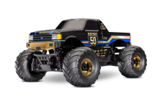 Traxxas BIGFOOT 1/10 BL-2S 50TH-Edition in Schwarz Gold Monster-Truck RTR Brushless und HD Teilen (Heavy Duty) ohne Akku oder Lader