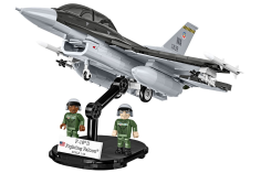 COBI Klemmbausteine Flugzeuge F-16D Fighting Falcon in Schwarz - 436 Teile