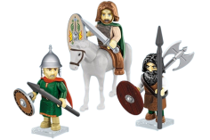 COBI Klemmbausteine Figuren Set Germanische Krieger - 45 Teile