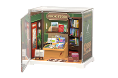 Lasercut Kunststoff Bausatz  Mini Super Store Serie - Erinnerungsbuchladen - 44 Teile
