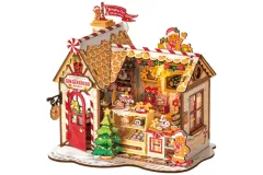 Lasercut Bausatz Standmodell Weihnachts Lebkuchenhaus - 250 Teile