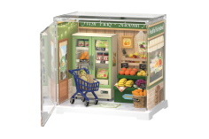 Lasercut Kunststoff Bausatz  Mini Super Store Serie - Natur Energie Früchte - 79 Teile