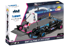 COBI Klemmbausteine BWT Alpine F1 Pit Stop - 477 Teile