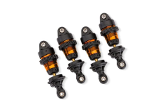 Traxxas Tuning Mini GTR Aluminium-Dämpfer in Orange kurz mit Federn 4Stück für Mini-Slash 4x4 1/16