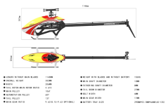 XLPower Nimbus 550 V2 (für Standard-Servos) - Kit ohne Rotorblätter