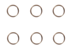 OMPHobby Ersatzteile Unterlegscheiben Ø4xØ5,5x0,55mm für M5 und M6