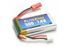 FliteZone Ersatzteile LiPo Akku 500mAh 2S 7,4V