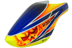 Microheli XCanopy Fiberglas Angry Owl Haube für Blade Revolution 235CP