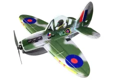 Cartoon RC Flugzeug Warbird Spitfire 550mm - Combo Set
