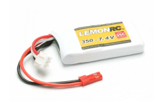 Lemon RC LiPo Akku 2S 350mAh 7,4V 35C mit JST Stecker