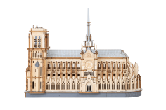 Lasercut Holzbausatz Standmodell Pariser Kathedrale - 330 Teile