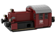 Stoneheap Klemmbausteine Lokomotive BR 323 Köf II - 406 Teile