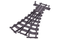 STS Klemmbausteine Eisenbahn Schiene 3-fach Weiche R40