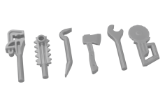 Stoneheap Klemmbausteine Baustellenzubehör - 179 Teile