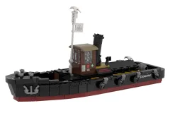 Stoneheap Klemmbausteine Boote Alter Hafenschlepper - 694 Teile