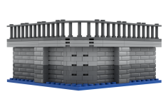Stoneheap Klemmbausteine Hafenmodul Außenkurve - 102 Teile