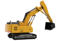 Stoneheap Klemmbausteine Baufahrzeuge Großer Bagger - 566 Teile