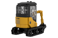 Stoneheap Klemmbausteine Baufahrzeuge Minibagger - 173 Teile