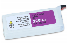 SLS LiPo Akku XTRON 2200mAh 2S1P 7,4V 30C/60C TRX