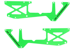 OMPHobby Ersatzteile Carbon Rahmenplatten Set in Velocity Grü für M2V3 Pro