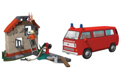 COBI Klemmbausteine Auto Volkswagen T3 Feuerwehr - 240 Teile