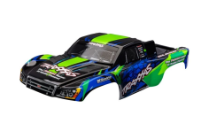 Traxxas Tuning Karosserie in Grün Blau Clipless für Slash VXL 1/10
