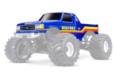 Traxxas Tuning Ford F-150 Karosserie in Blau mit Aufkleber für X-Maxx Monstertruck 1/7