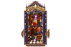 Lasercut Holzbausatz Bücherecke Magic Fantasy Corner - 185 Teile