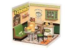 Lasercut Kunststoff Bausatz Standmodell DIY Miniature Haus Super Creator Serie Hong Kong Bites Café - 114 Teile