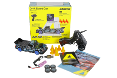 Amewi RC Auto Drift Sport Car Mini-Breaker 4WD in Blau 1:24 RTR