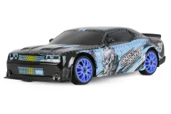 Amewi RC Auto Drift Sport Muscle Car 4WD in Blau 1:24 RTR