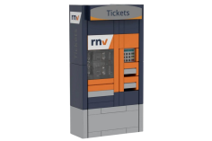 Stoneheap Klemmbausteine RNV Fahrkartenautomat - 64 Teile