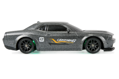Amewi RC Auto Drift Sport Muscle Car mit Gyro 4WD in Grau 1:43 RTR