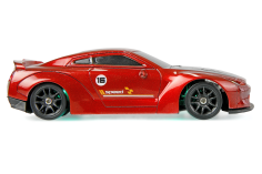 Amewi RC Auto Drift Sport GTR mit Gyro 4WD in Rot 1:43 RTR