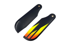 SAB Goblin S72 Heckrotorblätter gelb orange 72mm für RAW 420 und Mini Genesis