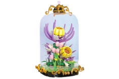 Jie Star Klemmbausteine Blumen Small Leaved Epiphyllum - 286 Teile