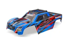 Traxxas Tuning Karosserie in Blau Rot für X-Maxx Ultimate 1/7