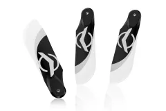 Azure Power Carbon 3Blatt Heckrotorblätter 105Pro 105mm Weiß