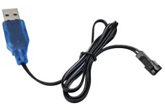 USB Ladekabel mit Slowfly Stecker für 1S Lipoakkus 3,7Volt