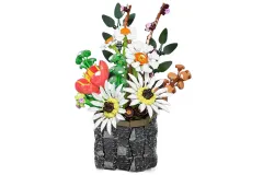 MouldKing Klemmbausteine Blumen Gänseblümchen im Topf - 1157 Teile