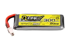 Tattu R-Line 300mAh 3,8V 95C 1S1P HV Lipo Akku mit BT2.0